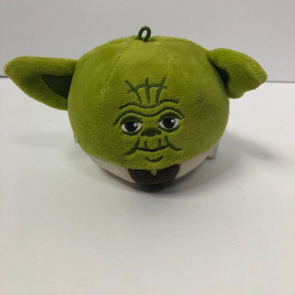Hallmark Disney YODA Star Wars Fluffballs Plush Ball Stuffed Animal Toy Ornament